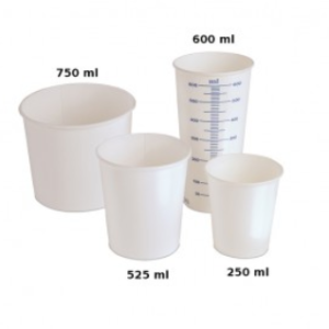 bicchiere monouso graduato 600 ml