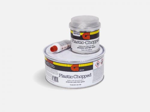 GELSON Stucco Vetroresina, Plastic Chopped Filled, Trasparente - 200gr.
