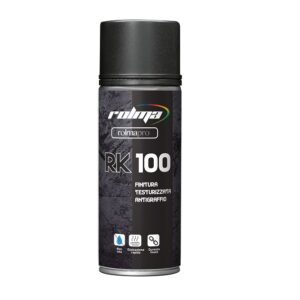 ROLMA Vernice Acrilica Spray Multiuso Ruvida, Antigraffio, RK100 - Nera
