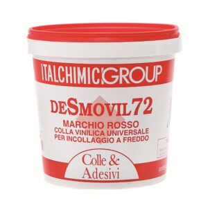 ITALCHIMICI Colla Universale Vinilica Desmovil72, Semitrasparente - 750gr.