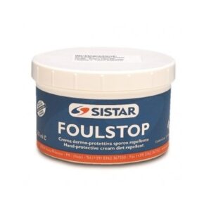 SISTAR Crema Sporcorepellente Oleoinsolubile, per Solventi e Sostanze Chimiche, Foul Stop - 500ml.