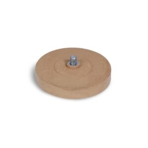 Tampone in Gomma Speciale Elimina Adesivi e Colla, Attacco M6 - Ø88x15mm.