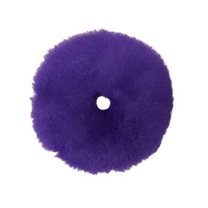 Tampone in Pura Lana Merinos con Interfaccia Foam Velcrato, Viola – Ø150mm.