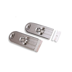 Raschietto in Acciaio Porta Lamette - 45x95mm.