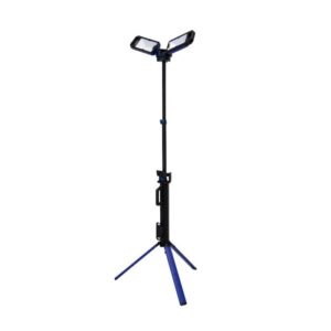 Lampada Professionale Ibrida, con Testa Doppia Rimovibile e Treppiede, 500-5000 Lumen, 4000/7000 K - 7.3V